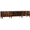 vidaXL Mobile TV Rovere Fumo 180x31,5x40 cm in Legno Multistrato, mobiletto, mobiletto HiFi, Mobile per dispositivi multimediali, Supporto TV