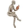 Marhynchus Statuetta in Resina con Donna Che Legge Innovativa Statua da Donna con Lettura in Pasta di Cellulosa Ornamenti per Scaffali per Libri Figurine(B)