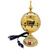 WJnflQN Portaincenso In Metallo, Stile Medio Orientale Bruciatore Arabo, Porta Oud da Tavolo per Incenso Bruciaprofumi Vintage Casa Aromaterapia Meditazione