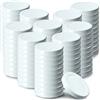 KADAX coperchi a Vite Twist-off Ø43 mm Bianco - coperchi di Ricambio in Metallo per Mini barattoli da 40ml, Chiusura ermetica