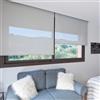 STOR PLANET | Tenda a rullo Screen per Interni, Tenda Termica Isolante Cucina, Soggiorno, Studio... Tende Finestre di Grandi (fino a 200 cm) e Porte (fino a 250 cm altezza) | Grigio, 140x180cm