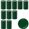 Pullmer Coperchio per bicchieri da 53 mm, tappo a vite, coperchio Twist-Off (verde, 100 pezzi)