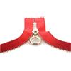 BLRTKFO 2 pz 3# Cerniera in metallo 15/20/30/40cm Chiusure lampo per borse porta abiti Accessori per cucire, Rosso, 15cm