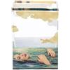 SELETTI VASO IN VETRO TOILETPAPER 10X8 H14 SEA G