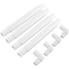 Walfront Cornice universale per ricamo a punto croce in plastica quadrata per ricamo, trapuntatura, punto croce, punto ago, pittura di seta (27,9 x 27,9 cm)
