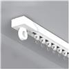 Generic System Di Binari Per Tende Da Soffitto Binario Per Tende Autoadesivo 70 Cm-600 Cm Binario Tenda Soffitto Divisorio Per Tende Senza Foratura(Ceiling,120cm/3.93FT)