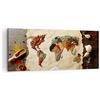 ARTTOR Stampe da Parete 100x40 cm Quadro su Tela Cucina Mappa del Mondo - 2832