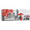 ARTTOR Quadro su Tela 140x50 cm Stampe da Parete Architettura Bianco e Nero - 3153