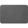 Homefurnishmall Tappetino da bagno in gomma, assorbente, ad asciugatura rapida, antiscivolo, per bagno e doccia, 60 * 40 cm (grigio)