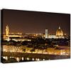 canvashop Quadri Moderni Soggiorno Firenze 02 Cm 100X70 Quadro Stampa Su Tela Canvas Città Toscana Italia