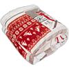 Tata Home Coperta Pile Plaid Divano Pesante e Caldo con Retro Sherpa da 340 gr/mq Fantasia Tirolese Misura 127x152 cm Dis. Sky