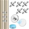 CHSEROK 10 Pezzi Magneti per Tende, 20 mm Clip Laterali Magnetici per Tenda da Doccia, Fissaggio Incorporato Fermatende Calamita, per Camera da Letto, Soggiorno, Sala da Pranzo, Bagno e Ufficio