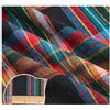 AMateschitz Tessuto di cotone a quadri, in 100% cotone, motivo a quadri, per Natale, plaid, patchwork, quadrato, al metro, per cucito, trapunta fai da te, colorato, 1 m x 150 cm