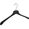 Generic Grucce, Appendiabiti, Cappotto, Costume, Set di 10 pezzi, Plastica, Nero, Spalline Larghe, Giacca, Gancio girevole a 360°, 45 cm (MR45_00/10)