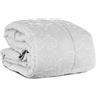IlGruppone Trapunta Invernale Matrimoniale Lavorazione Jacquard Elegante Morbida Calda Prodotto Italiano 460 Grammi Piumone Due Piazze Inverno Piumino Disegno Floreale Fiori - Grigio