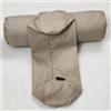 YongXinMY Federa per cuscino cilindrico lungo in lino, con cerniera nascosta, in tinta unita, traspirante, lavabile, rotonda, per divano, cuscino lombare per la casa, decorazione per la casa (beige, 80,7 x 20,3