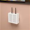 EasyByMall 1 scatola portaoggetti per router WiFi, montaggio a parete, mensola per router wireless, decorazione da parete per soggiorno, casa e ufficio (D)