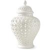 Hervit Anfora Potiche in Porcellana Traforata 13X20Cm(H)