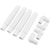 Walfront Cornice a Clip Universale, Cornice Quadrata In Plastica per Ricamo a Punto Croce per Ricamo Quilting Punto Croce Pittura Su Seta Ad Ago (20,3 * 20,3 Cm)