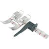 La Canilla - Piedino con guida regolabile, compatibile con macchine da cucire PFAFF Hobby, Performance, Creative, Ambition, Tiptronic, Expression, Select e Smarter.