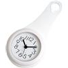 RANRAO Orologio da Parete Silenzioso - Digitale, Impermeabile, Piccolo Con Ventosa per Cucina, Bagno - Decorazione per la Casa (Bianco)