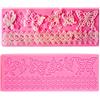 SwirlColor Forma Farfalla pizzo stampo in silicone piccolo torta del fondente di zucchero Fiore Muffa della torta di Natale cottura Stampi decoratin Strumenti