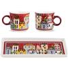 Egan Set 2 Minimug+Vassoio Paese Mio Rosso