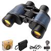 TTskying 10 x 60 HD Binocolo professionale per visione notturna IPX7 Impermeabile, binocolo per adulti, campo visivo più luminoso e chiaro per viaggi, birdwatching, sport e fauna selvatica