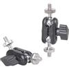 Generic Adattatore di montaggio girevole a 360 gradi 1/4 di conversione per treppiedi Stabilizzatori per fotocamera Gimbal Telefono Adattatore per fotocamera in metallo