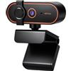 MuchLuckystar Webcam USB con copertura per la privacy, videocamera HD perfetta per live streaming conferenze online e videochiamate con connessione -and-play