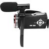 BONKZEBU Videocamera 6K Videocamera 64MP IR per Visione Notturna, Videoregistratore su Schermo, Versatile Touchscreen a Doppio Obiettivo, con Microfono Wireless e Telecomando
