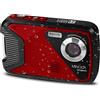 Minolta MN30WP 21 MP / 1080P HD fotocamera digitale impermeabile (rosso)