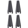 TIANHENGMart Treppiede in gomma morbida per DJI Neo 2, confezione da 4 staffe di sollevamento con protezione antigraffio, accessorio compatto e stabile, colore nero (2,5 cm)