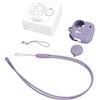 Generic Custodia protettiva leggera in silicone antiscivolo per fotocamera sportiva 360 Go Ultras con copertura tagliata Custodia per fotocamera antiurto
