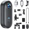 JANLOVE Mini Body Camera 4K, videocamera sportiva, action cam, POV Snapcam