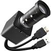 SVPRO Telecamera HDMI 4K 60FPS USB3.0, messa a fuoco manuale con obiettivo zoom 10-55mm, H.264 ad alta velocità UVC Lightburn telecamere per computer, compatibile per Windows, Mac, Linux, Android TV