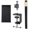 APGLSXY Asta estensibile morsetto tablet supporto retrattile braccio telefono supporto per live streaming selfie fotografia multiposizione regolabile supporto per telefono