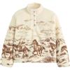 Levi's Kasey Sherpa Maglione Ow Wild Horses Lan, Wild Horses Landscap, XS