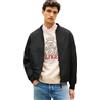 Tommy Hilfiger Uomo Bomber Branded Impermeabile, Nero (Black), M