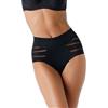Lovable Guaina Modellante Vita Media in Microfibra e Tulle | Contenimento Medio Effetto Pancia Piatta | Shapewear Invisibile | Fancy Shaping Donna, Nero, L