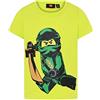 LEGO Ninjago Jungen T-Shirt Lloyd LWTaylor 312, T-Shirt Unisex - Adulto, 836 Lime Green, 92