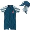 Playshoes Costume Intero e Berretto da Bagno con Protezione UV 50+ Protezione Solare