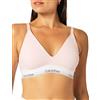 Calvin Klein Maternity Lightly Lined Triangle Lv00qf8506 Triangolo, Multi (Cradle Pink), S Donna