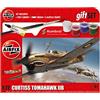Airfix Curtiss Tomahawk IIB - Set regalo da appendere, modellino in plastica in scala 1:72, per adulti e bambini dagli 8 anni in su, include 4 colori acrilici Humbrol, 1 pennello e cemento