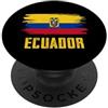 Ecuadorian Flag Ecuador Tee Men Women Ki Maglietta Ecuador per uomo bandiera Ecuadoriana Ecuador PopSockets PopGrip Adesivo