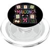 Cute Board Chinese Game Mahjong Player L Divertente Mahjong Amore Giocare Gioco Cinese Mahjong Perline Piastrelle PopSockets PopGrip per MagSafe