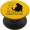 Funny Cat Quote Tees & Amusing Feline Gi Nei tempi antichi i gatti erano adorati come dei v2 PopSockets PopGrip Adesivo