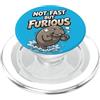 The Grumpy Furious Manatee Lamantino arrabbiato non veloce ma furioso divertente PopSockets PopGrip per MagSafe