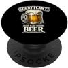 Amante della birra divertente Mi dispiace, non posso avere impegni con la mia birra PopSockets PopGrip Adesivo