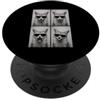 Funny Animal Photography Sunglasses Self Fox Occhiali da sole Photo Booth Selfie Ritratto Umoristico PopSockets PopGrip Adesivo